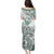 Aloha Hawaii Shaka Family Matching Puletasi and Hawaiian Shirt Hang Loose Mint Version - Polynesian Pride