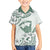 Aloha Hawaii Shaka Family Matching Puletasi and Hawaiian Shirt Hang Loose Mint Version - Polynesian Pride