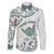 Aloha Hawaii Shaka Family Matching Summer Maxi Dress and Hawaiian Shirt Hang Loose Mint Version - Polynesian Pride