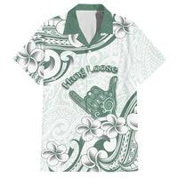 Aloha Hawaii Shaka Hawaiian Shirt Hang Loose Mint Version - Polynesian Pride
