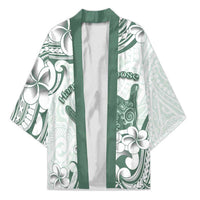 Aloha Hawaii Shaka Kimono Hang Loose Mint Version - Polynesian Pride
