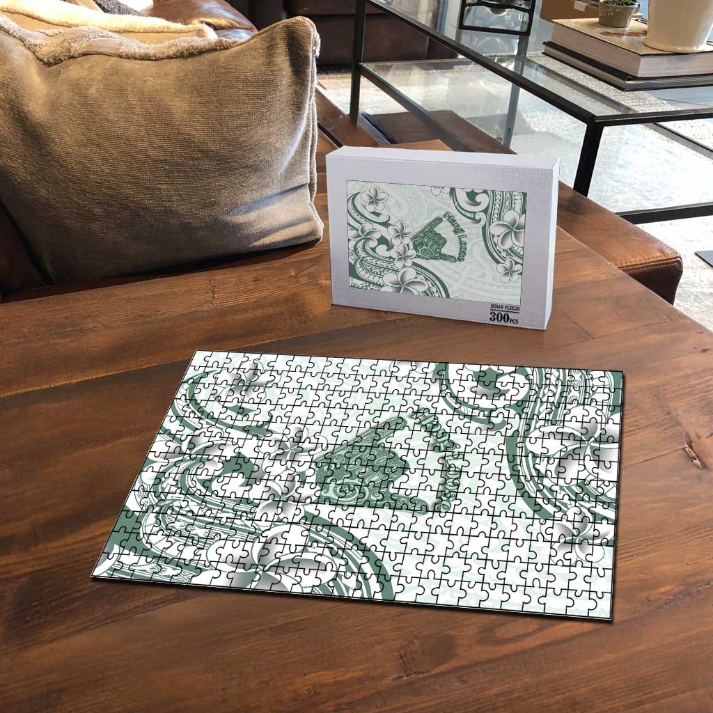 Aloha Hawaii Shaka Puzzle Hang Loose Mint Version - Polynesian Pride