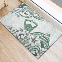 Aloha Hawaii Shaka Rubber Doormat Hang Loose Mint Version DT05 - Polynesian Pride
