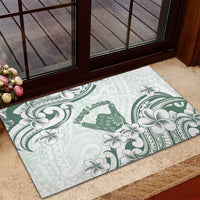 Aloha Hawaii Shaka Rubber Doormat Hang Loose Mint Version DT05 - Polynesian Pride