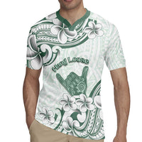 Aloha Hawaii Shaka Rugby Jersey Hang Loose Mint Version - Polynesian Pride