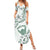 Aloha Hawaii Shaka Summer Maxi Dress Hang Loose Mint Version - Polynesian Pride