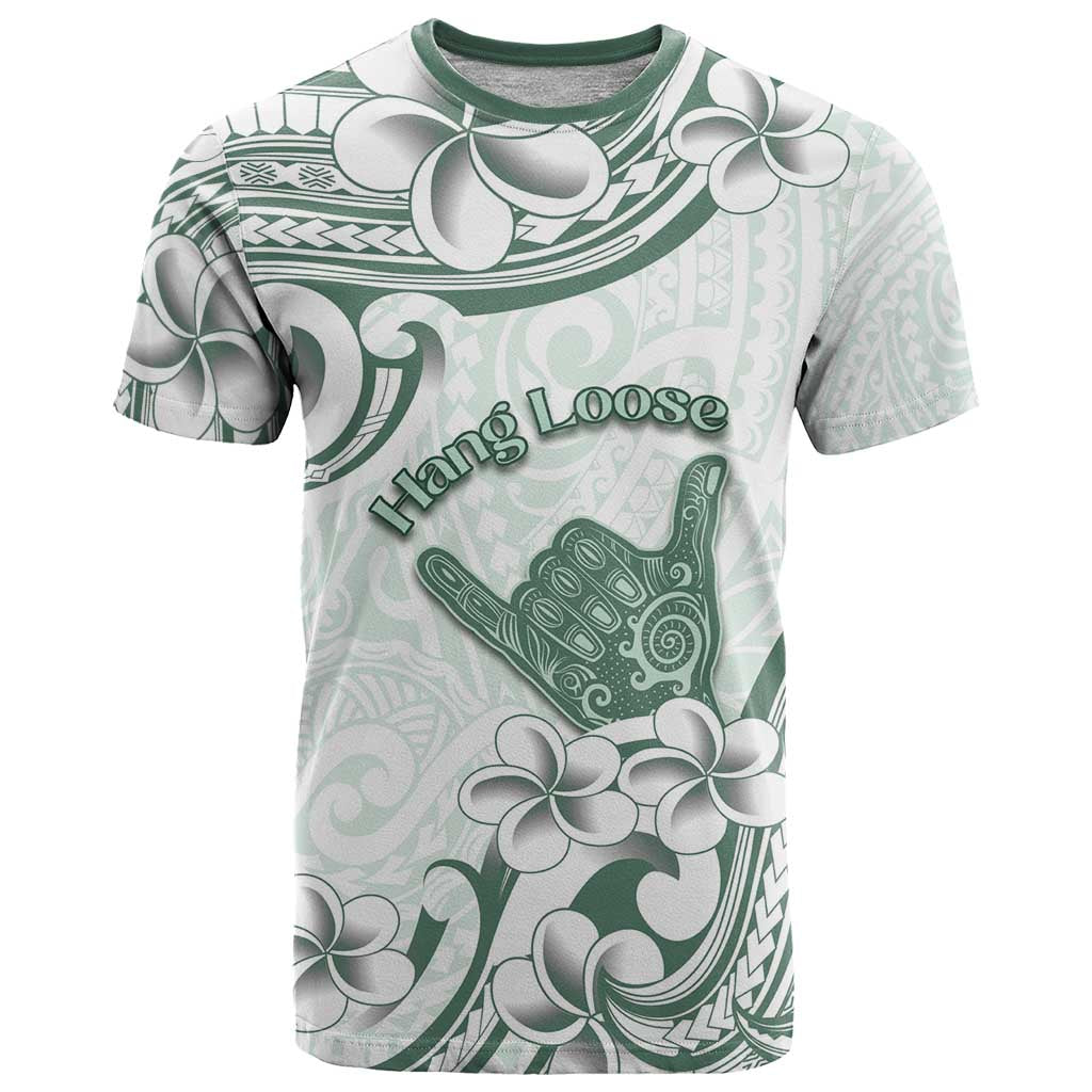 Aloha Hawaii Shaka T Shirt Hang Loose Mint Version - Polynesian Pride