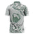 Aloha Hawaii Shaka Zipper Polo Shirt Hang Loose Mint Version - Polynesian Pride