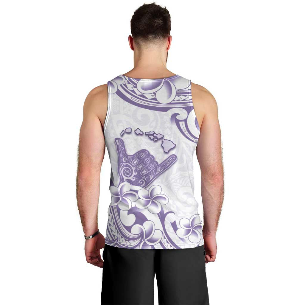 Aloha Hawaii Shaka Men Tank Top Hang Loose Purple Version DT05 - Polynesian Pride