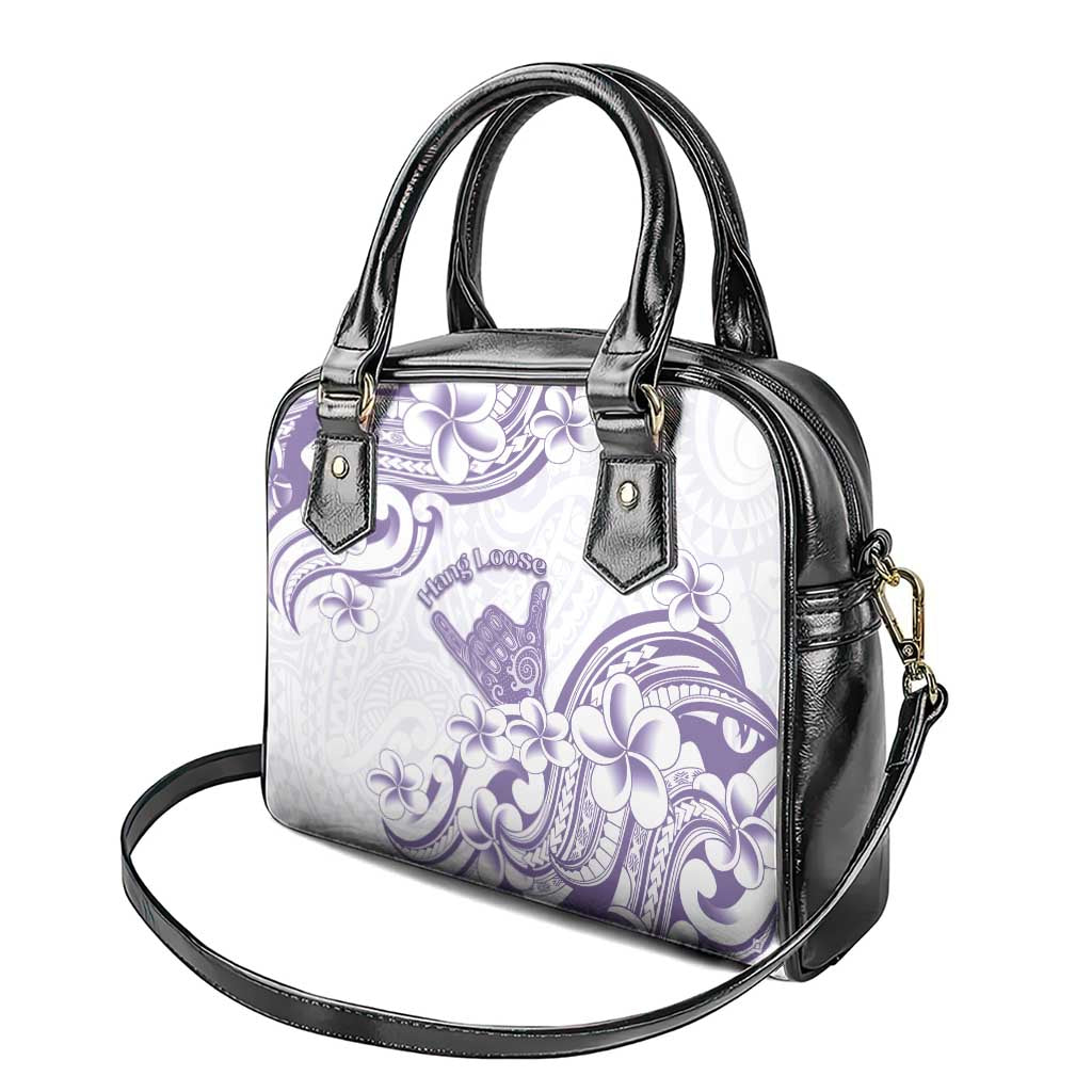 Aloha Hawaii Shaka Shoulder Handbag Hang Loose Purple Version - Polynesian Pride