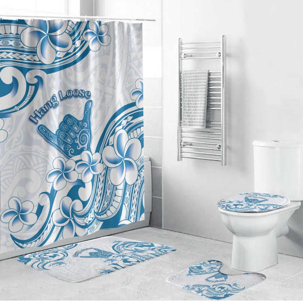 Aloha Hawaii Shaka Bathroom Set Hang Loose Blue Version - Polynesian Pride