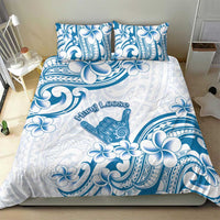 Aloha Hawaii Shaka Bedding Set Hang Loose Blue Version - Polynesian Pride