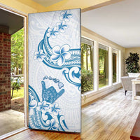 Aloha Hawaii Shaka Door Cover Hang Loose Blue Version - Polynesian Pride