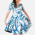 Aloha Hawaii Shaka Family Matching Tank Maxi Dress and Hawaiian Shirt Hang Loose Blue Version - Polynesian Pride