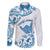Aloha Hawaii Shaka Family Matching Tank Maxi Dress and Hawaiian Shirt Hang Loose Blue Version - Polynesian Pride