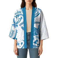 Aloha Hawaii Shaka Kimono Hang Loose Blue Version - Polynesian Pride
