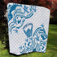 Aloha Hawaii Shaka Quilt Hang Loose Blue Version - Polynesian Pride