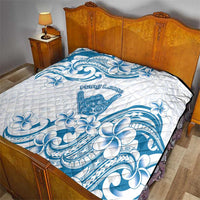 Aloha Hawaii Shaka Quilt Hang Loose Blue Version - Polynesian Pride