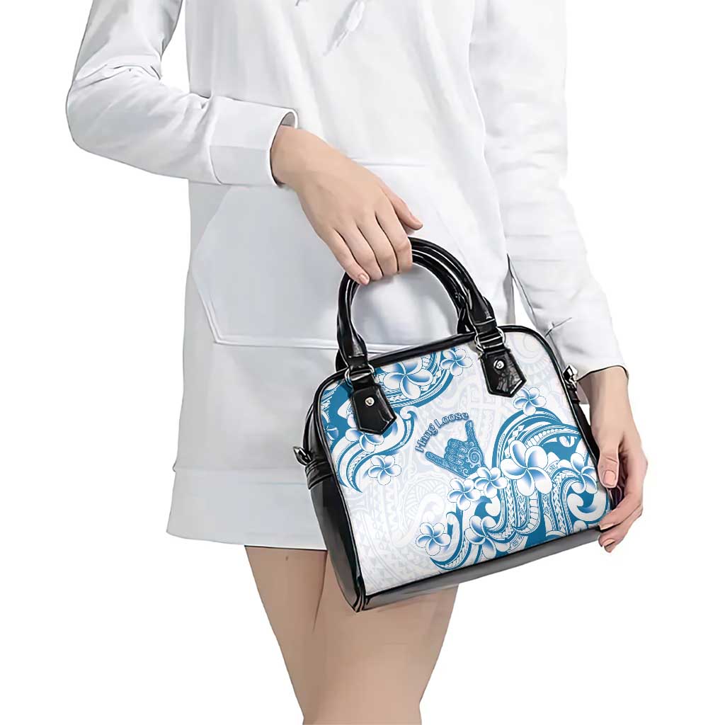 Aloha Hawaii Shaka Shoulder Handbag Hang Loose Blue Version - Polynesian Pride