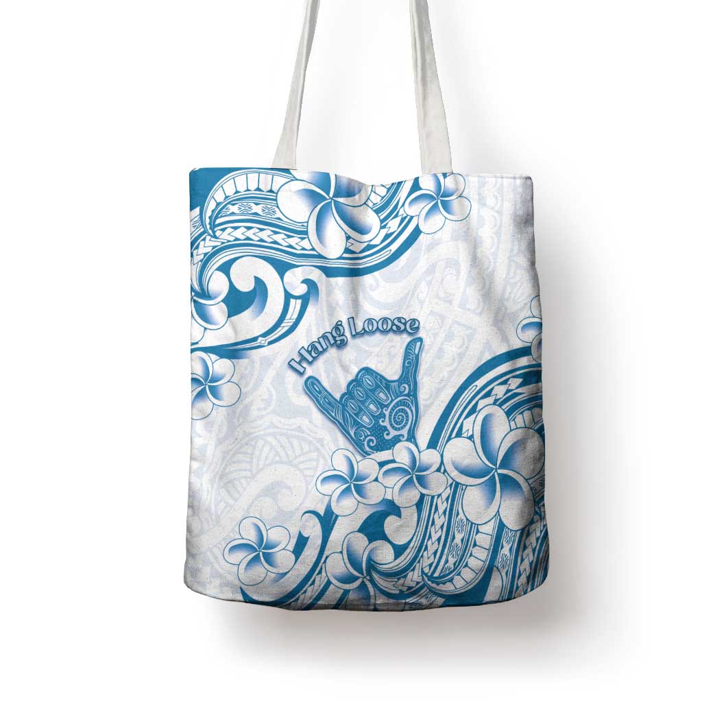 Aloha Hawaii Shaka Tote Bag Hang Loose Blue Version - Polynesian Pride
