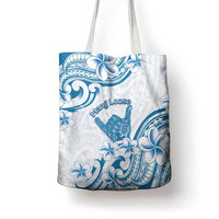 Aloha Hawaii Shaka Tote Bag Hang Loose Blue Version - Polynesian Pride
