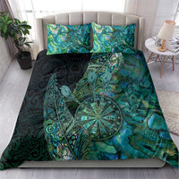 New Zealand Dart Bedding Set Maori Fern With Paua Shell - Polynesian Pride