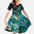 Personalised New Zealand Dart Family Matching Tank Maxi Dress and Hawaiian Shirt Maori Fern With Paua Shell - Polynesian Pride