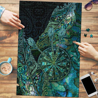 New Zealand Dart Puzzle Maori Fern With Paua Shell - Polynesian Pride