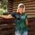 Personalised New Zealand Dart Women Polo Shirt Maori Fern With Paua Shell - Polynesian Pride
