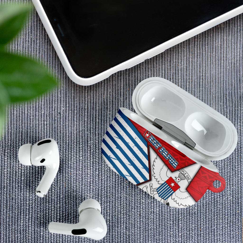 West Papua Morning Star AirPods Case One People One Soul DT05 - Polynesian Pride