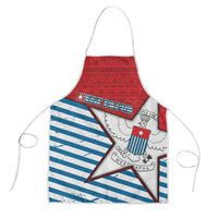 West Papua Morning Star Apron One People One Soul DT05 Red - Polynesian Pride