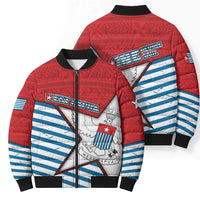 West Papua Morning Star Bomber Puffer Jacket One People One Soul DT05 - Polynesian Pride