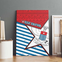 West Papua Morning Star Canvas Wall Art One People One Soul DT05 - Polynesian Pride