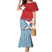 West Papua Morning Star Family Matching Mermaid Dress and Hawaiian Shirt One People One Soul - Polynesian Pride