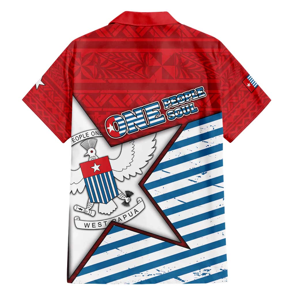 West Papua Morning Star Hawaiian Shirt One People One Soul DT05 - Polynesian Pride