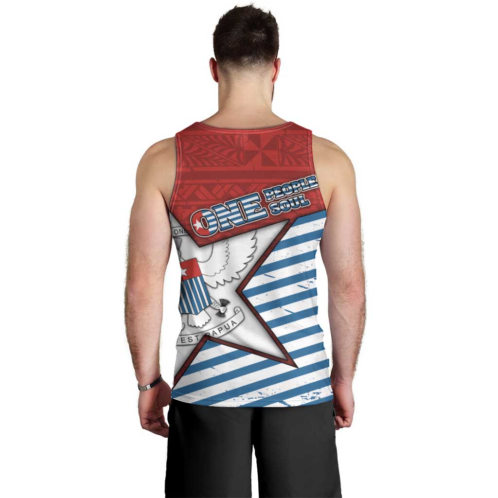 West Papua Morning Star Men Tank Top One People One Soul - Polynesian Pride