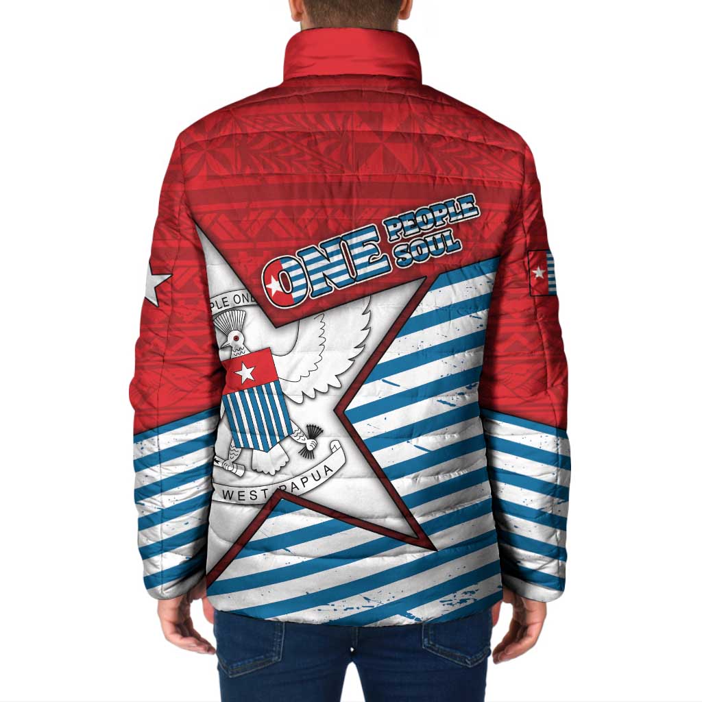 West Papua Morning Star Padded Jacket One People One Soul DT05 - Polynesian Pride
