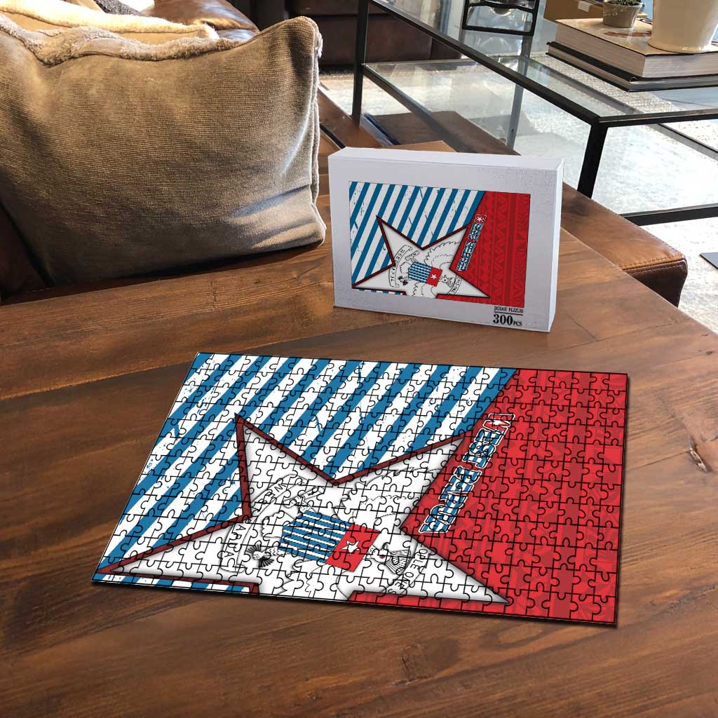West Papua Morning Star Puzzle One People One Soul DT05 - Polynesian Pride