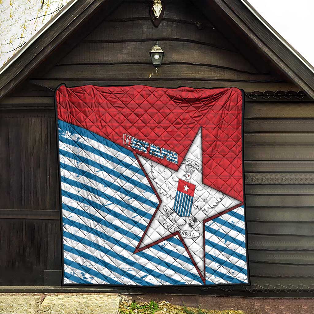 West Papua Morning Star Quilt One People One Soul - Polynesian Pride