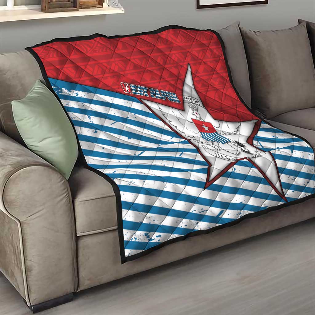 West Papua Morning Star Quilt One People One Soul - Polynesian Pride