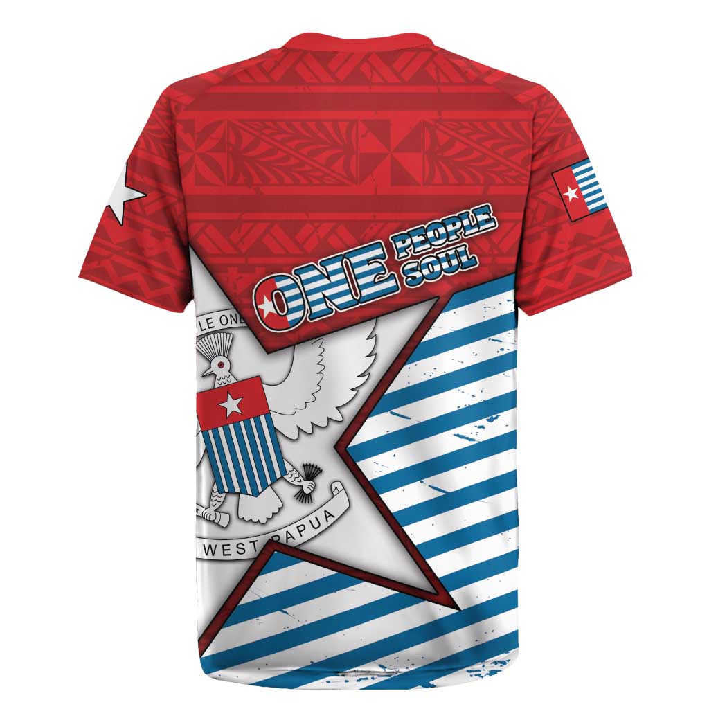 West Papua Morning Star Rugby Jersey One People One Soul DT05 - Polynesian Pride