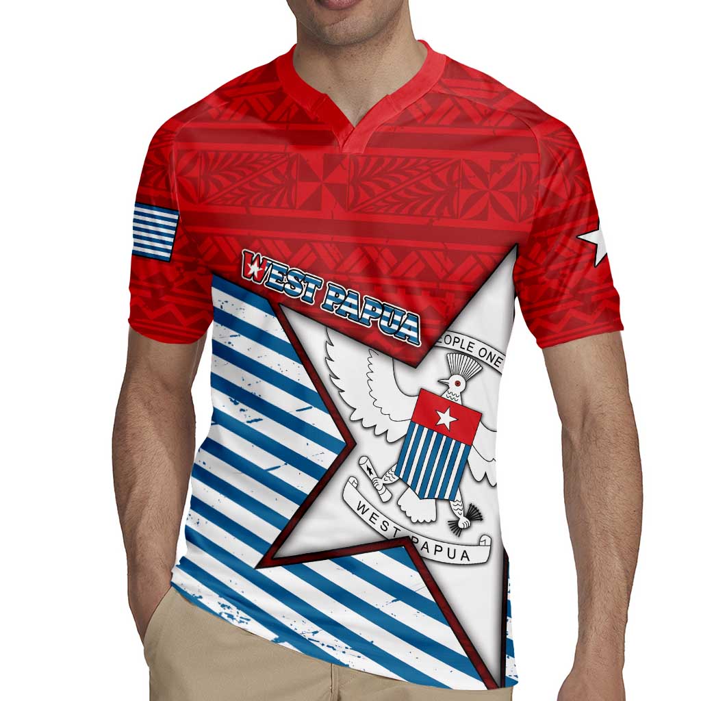 West Papua Morning Star Rugby Jersey One People One Soul DT05 - Polynesian Pride