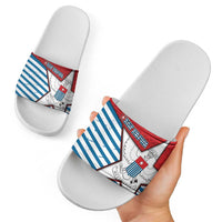 West Papua Morning Star Slide Sandals One People One Soul - Polynesian Pride