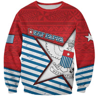 West Papua Morning Star Sweatshirt One People One Soul - Polynesian Pride