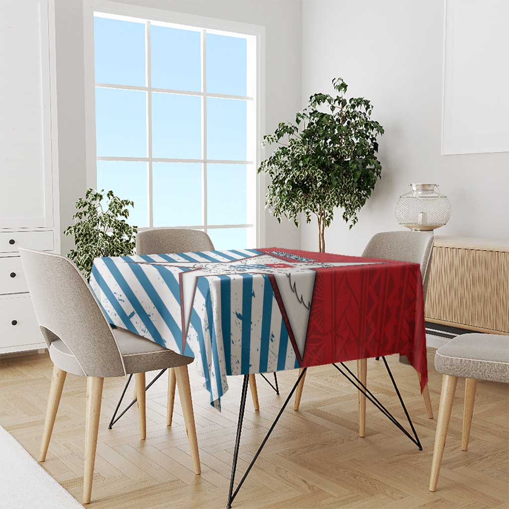 West Papua Morning Star Tablecloth One People One Soul DT05 - Polynesian Pride
