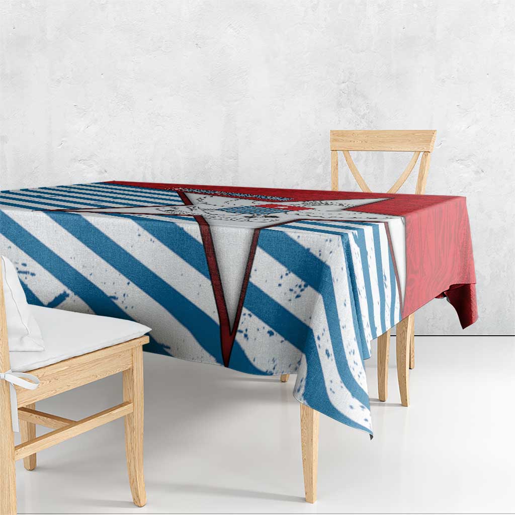West Papua Morning Star Tablecloth One People One Soul DT05 - Polynesian Pride