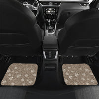 Hawaii Christmas In July Car Mats Beige Mele Kalikimaka Sea Animals