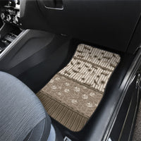 Hawaii Christmas In July Car Mats Beige Mele Kalikimaka Sea Animals