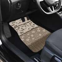 Hawaii Christmas In July Car Mats Beige Mele Kalikimaka Sea Animals