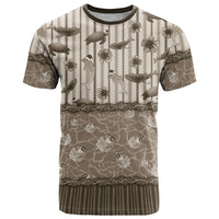 Hawaii Christmas In July T Shirt Beige Mele Kalikimaka Sea Animals DT05 Beige - Polynesian Pride